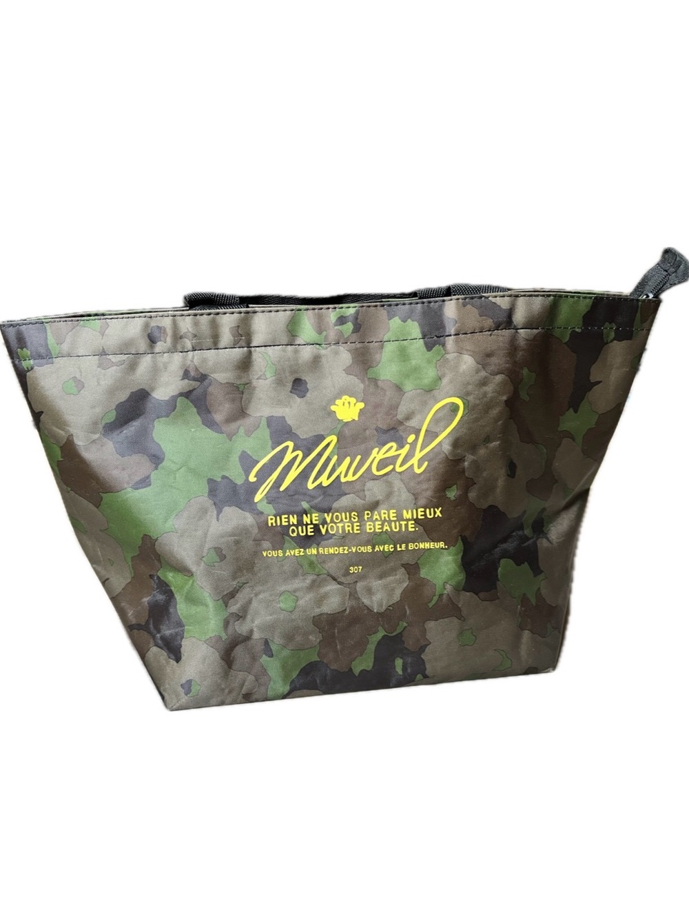 Muveil Camouflage Floral Tote Bag